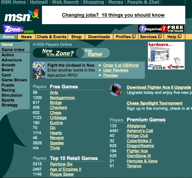 MSN Gaming Zone